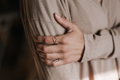 טבעת מסגרת לב