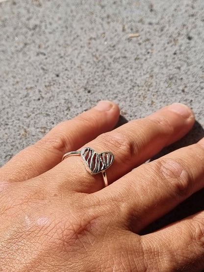 טבעת לב מנוסר