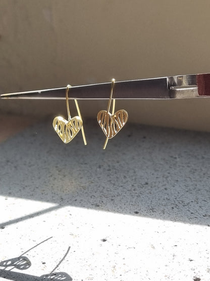 עגילי לב דני תלוי